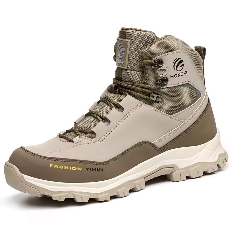Safety boots with rotating buttons, work indestructible shoes, puncture-proof, work boots, tactical boots