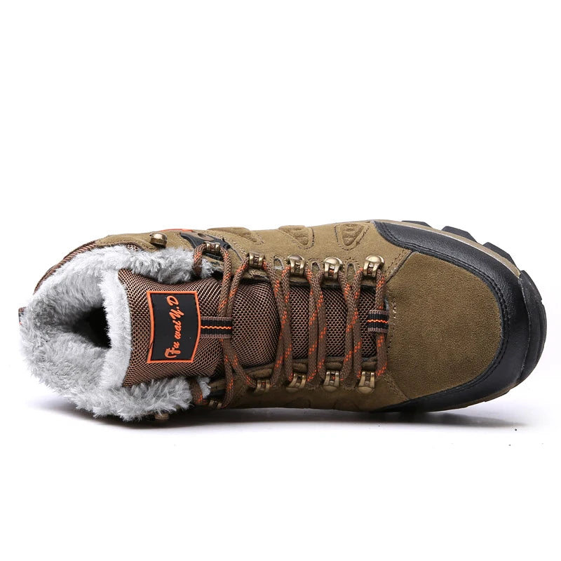 Mens Winter Boots Warm Plus Size