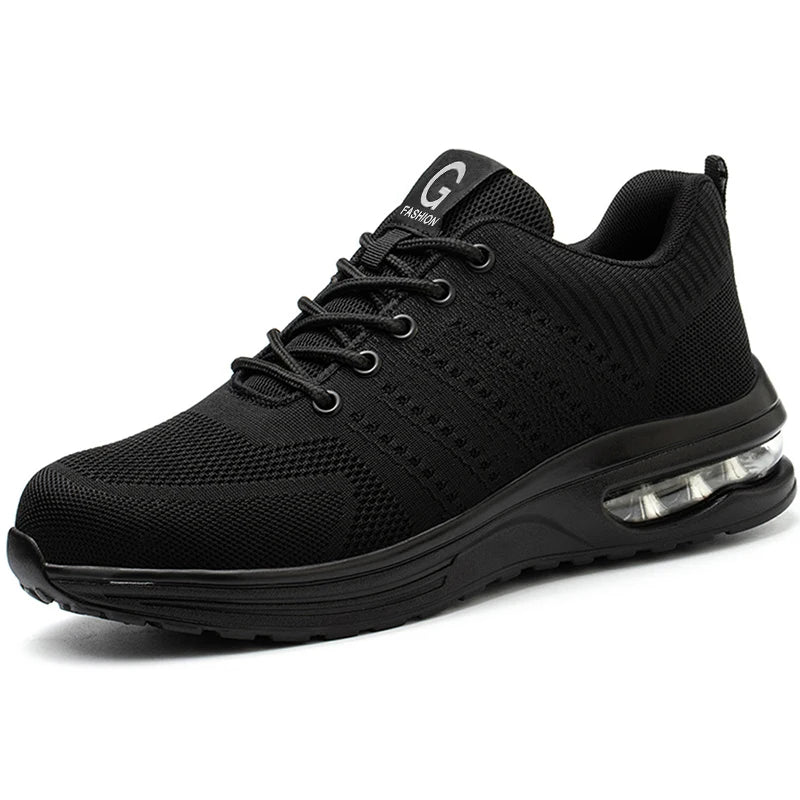 Anti-punSafety shoes with air cushion for men and women