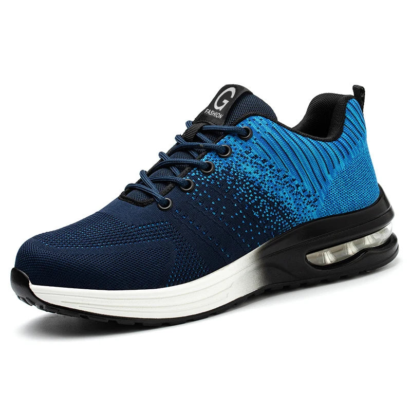 Anti-punSafety shoes with air cushion for men and women