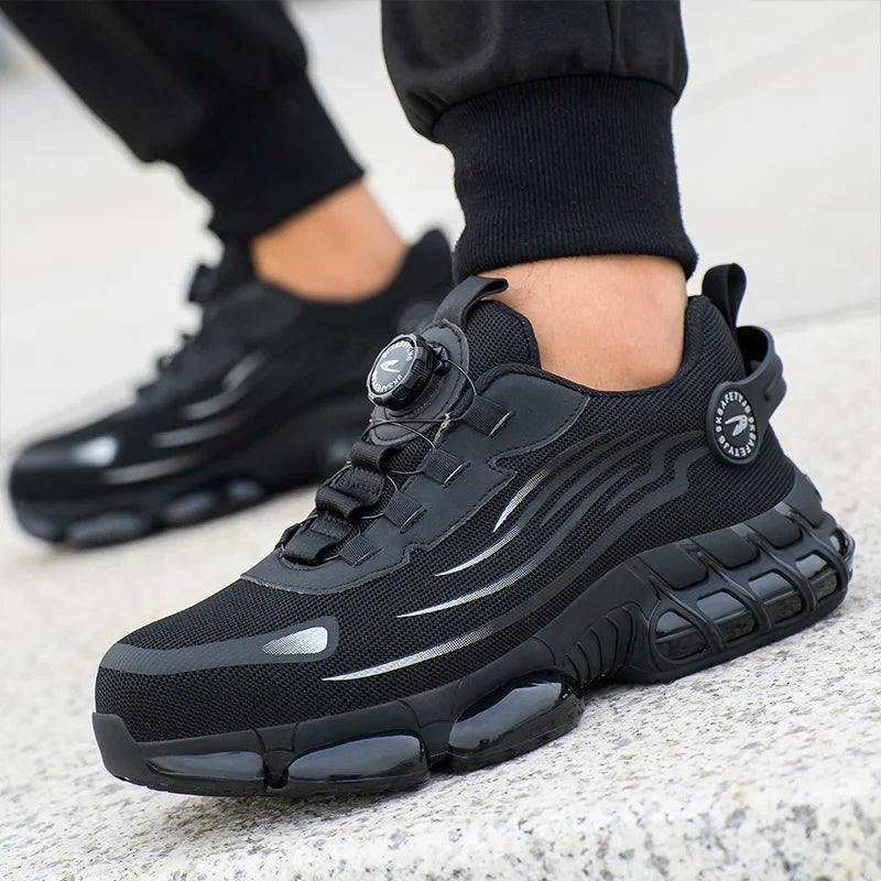 RevosStep™ – Men's Safety Shoes with Rotating Button System