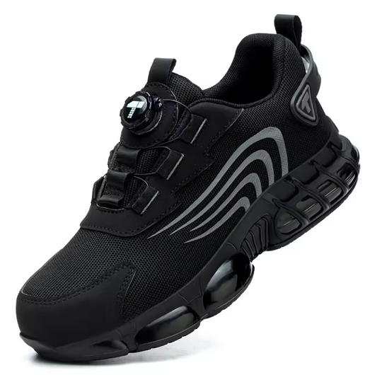 RevoStep Ares Black Safety Shoes