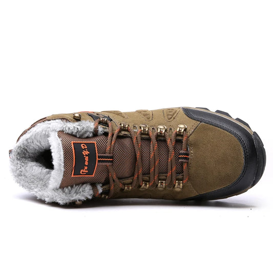 Mens Winter Boots Warm Plus Size