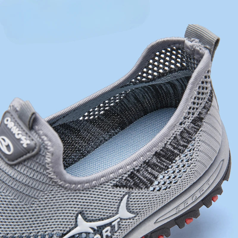 Mesh Breathable Casual Sports Soft Sole Running Shoes Men Vulcanized Sneakers