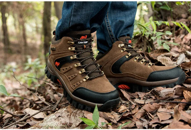 Waterproof Hiking Boots for Men and Women, Trekking Wear-resistant Boots