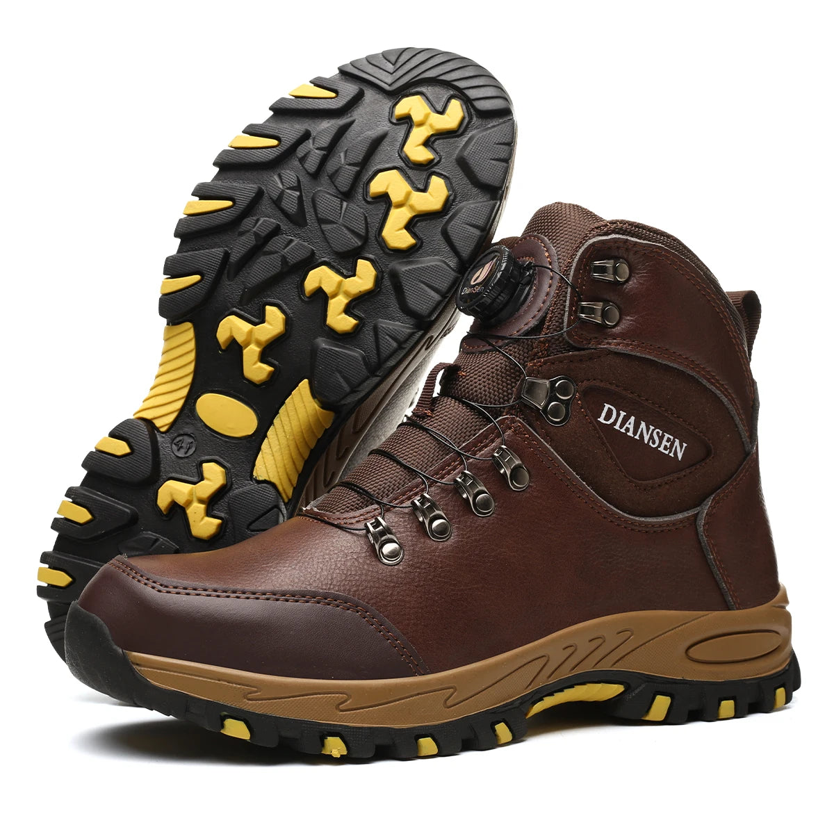 Safety boots with rotating buttons, work indestructible shoes, puncture-proof, work boots, tactical boots