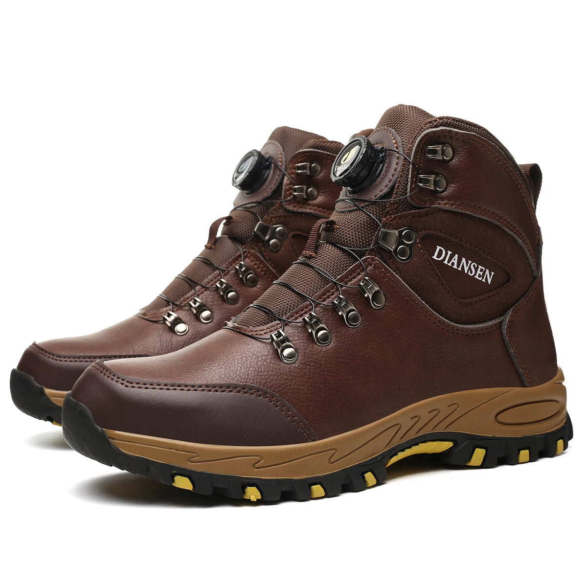 Safety boots with rotating buttons, work indestructible shoes, puncture-proof, work boots, tactical boots
