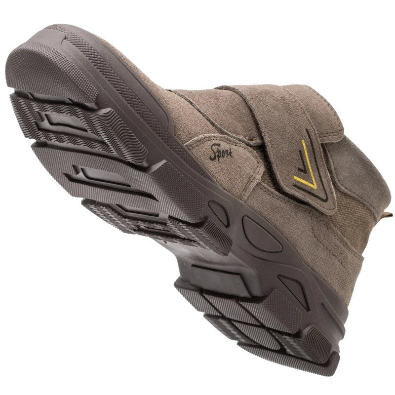 Construction work boots, impact resistant, puncture resistant, steel toe cap, burn resistant, welding boots