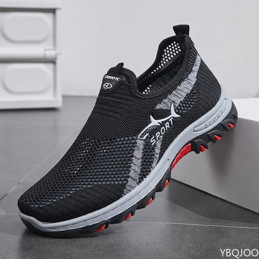 Mesh Breathable Casual Sports Soft Sole Running Shoes Men Vulcanized Sneakers